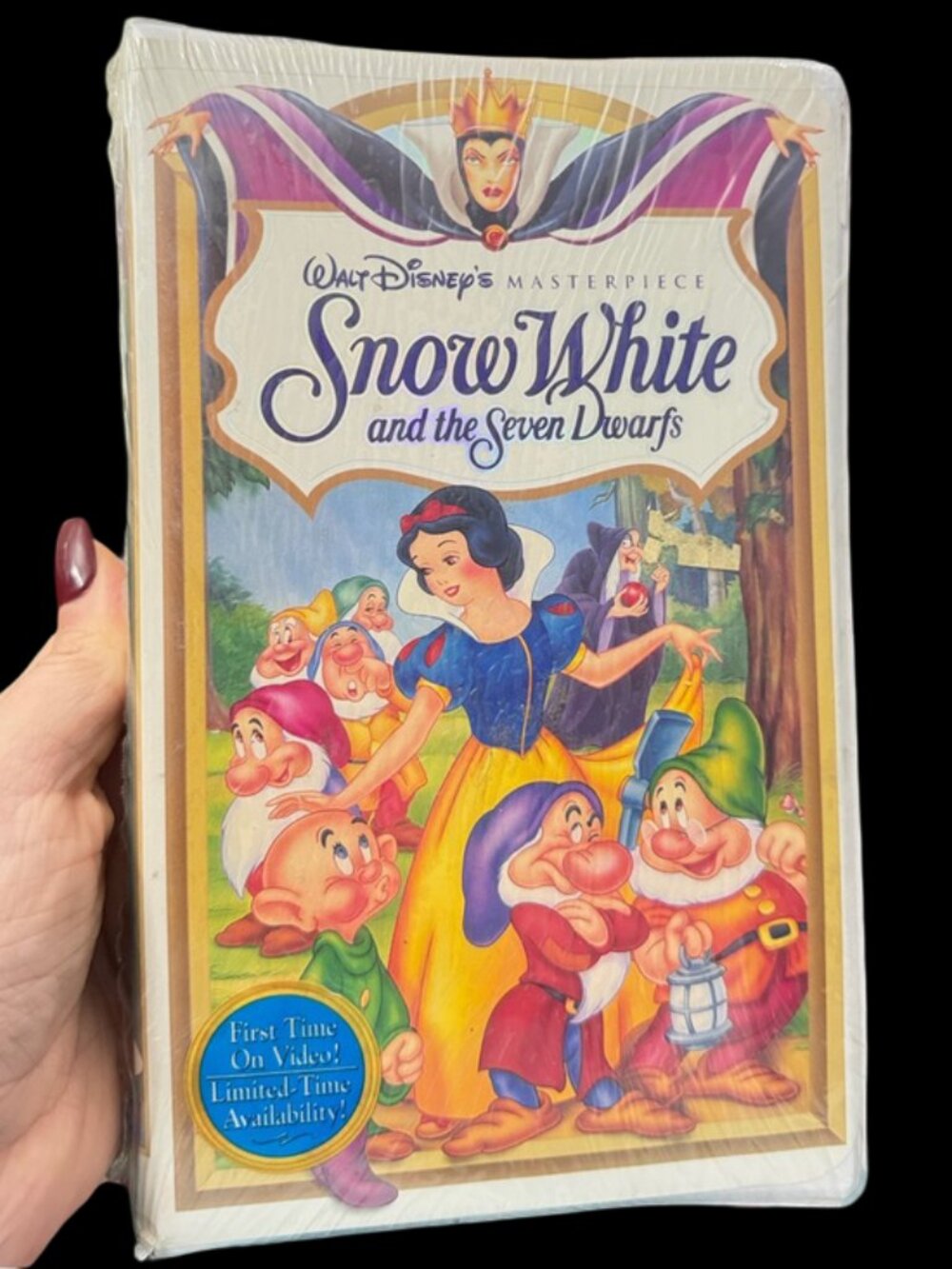 Vintage Disney Snow White VHS 1994 Factory Sealed Masterpiece Collection